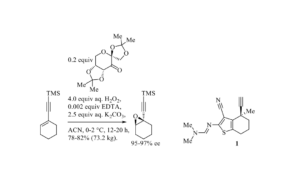 A large-scale Shi asymmetric epoxidation