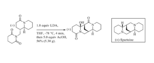 An efficient gram scale synthesis of (±)-Sparteine