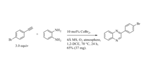 Cobalt-catalyzed preparation of quinoxalines